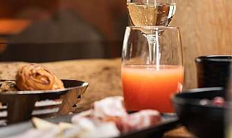 Elegant breakfast arrangement