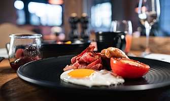 Hearty breakfast dish