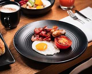 Hearty breakfast dish