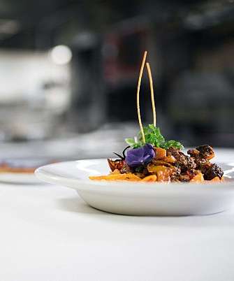 Kreatives Gourmetgericht