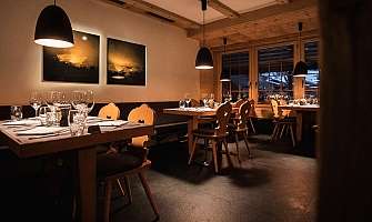 Ambiance de restaurant confortable