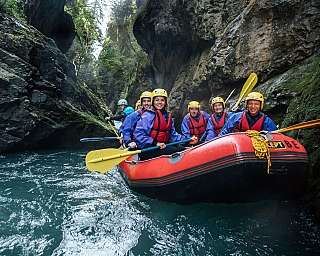 Canyoning rafting