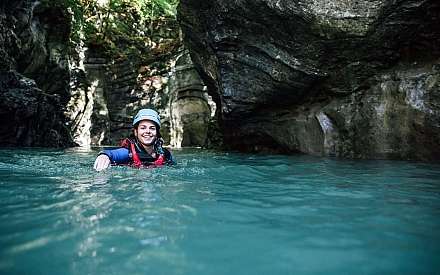 canyoning schwimmen