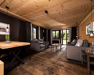 Chalet Apartment mit Blick auf die Berge