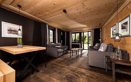 Chalet Apartment mit Blick auf die Berge