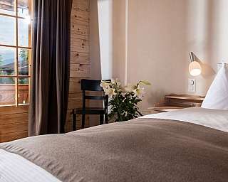 Chambre avec vue sur les montagnes