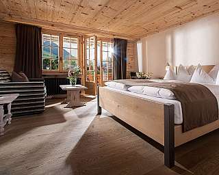 Chambre avec vue sur les montagnes