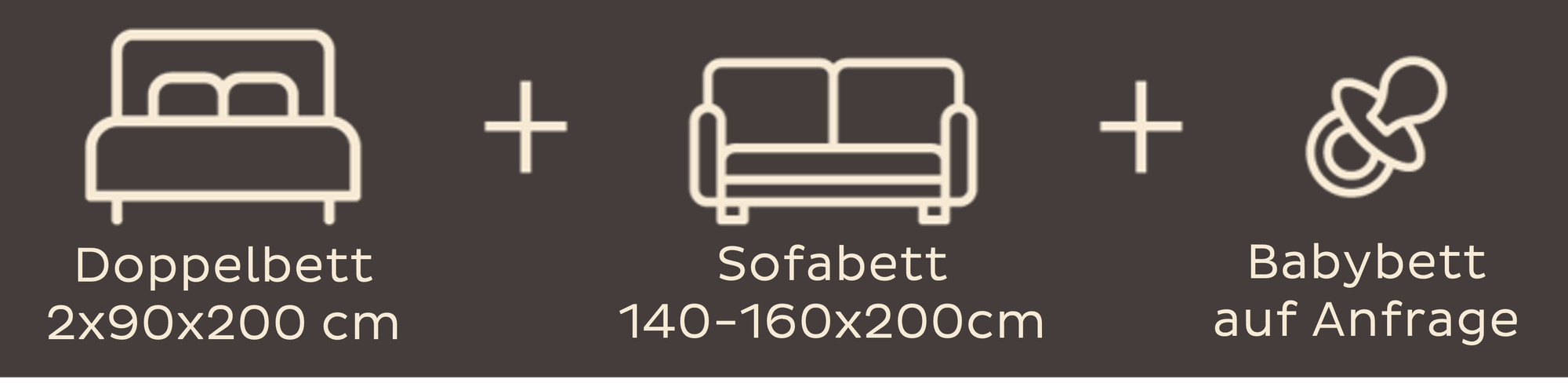 Grosszügige Suiten im Chalet Stil