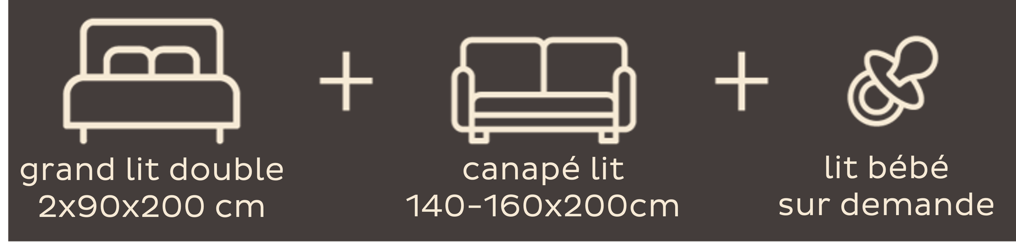 Suites spacieuses de style chalet