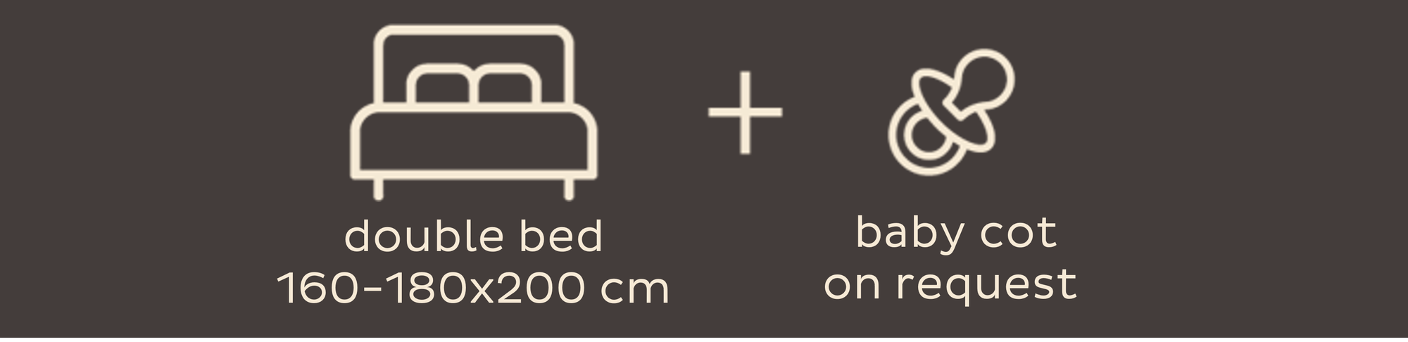 Bright standard double rooms