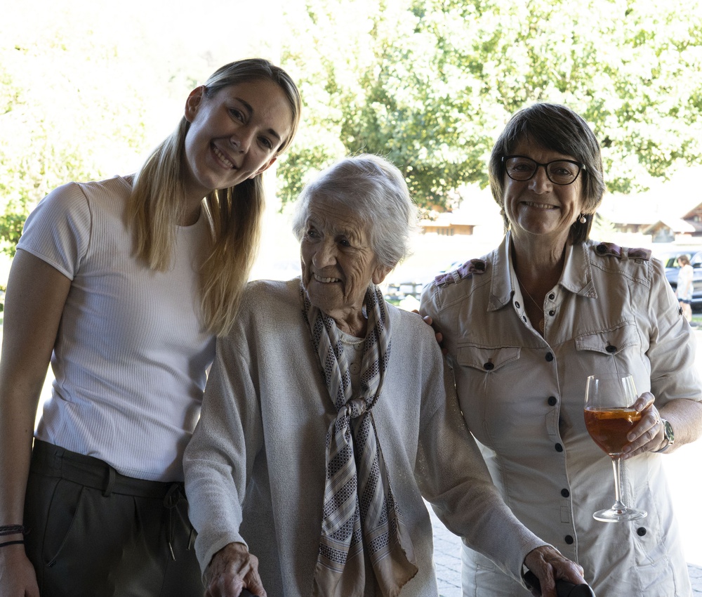 Spécial famille „trois générations en visite“